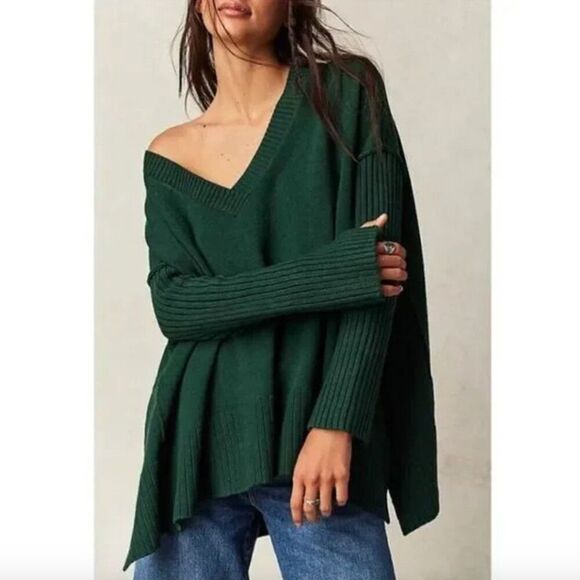 Free People Sweaters - Free People Orion A Line Tunic Sweater Size Small